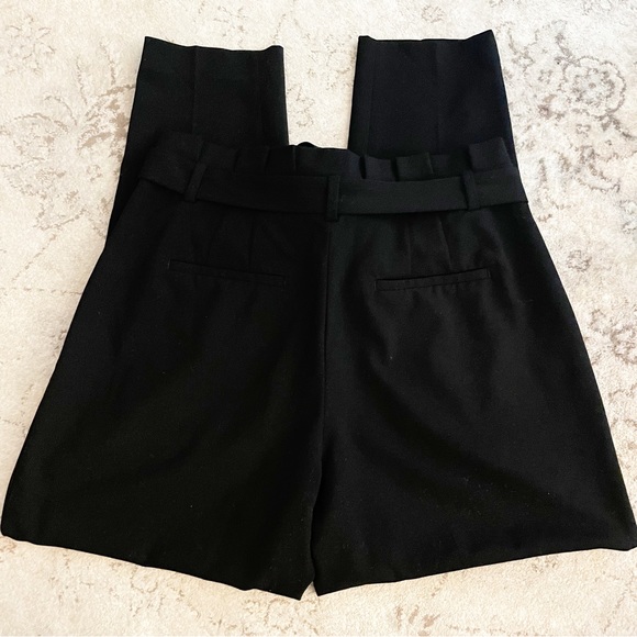 RW&CO. Suiting Black Paper-bag Highwaisted Dress Pants Size 8 - Picture 3 of 8